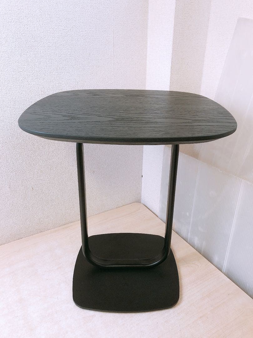 ⑦未使用★東谷 サイドテーブル ブラック TEC-84BK 机 インテリア家具