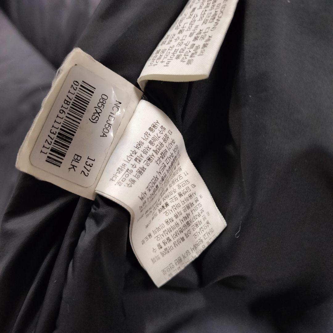 ★人気　ノースフェイス　ロングダウンコート　ブラック　XS