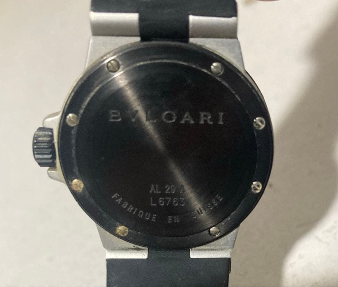 BVLGARI ブルガリ アルミニウム 29MM クォーツ 腕時計 AL29TA