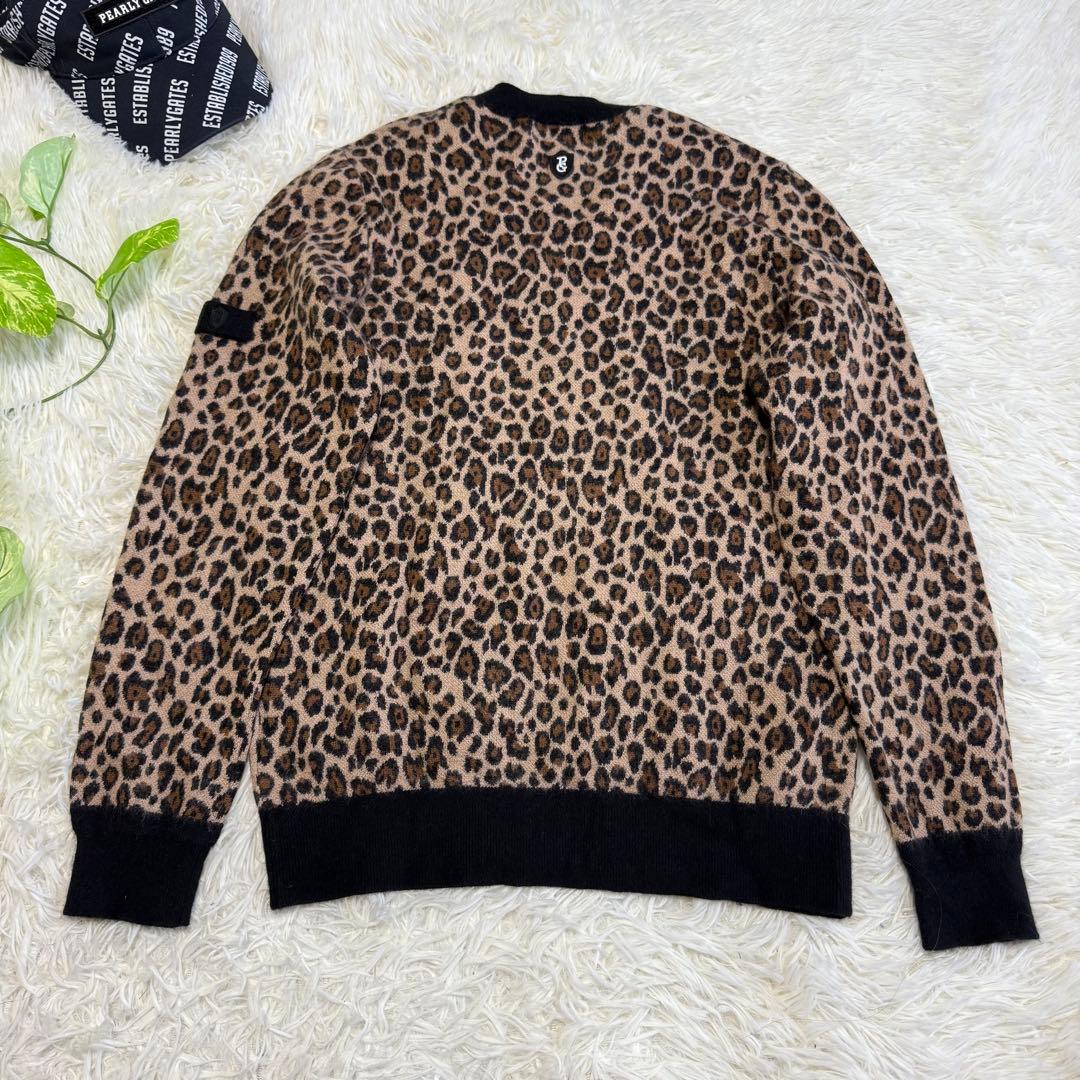 【パーリーゲイツ】美品 ニットセーター カシミヤ混 4サイズ メンズ