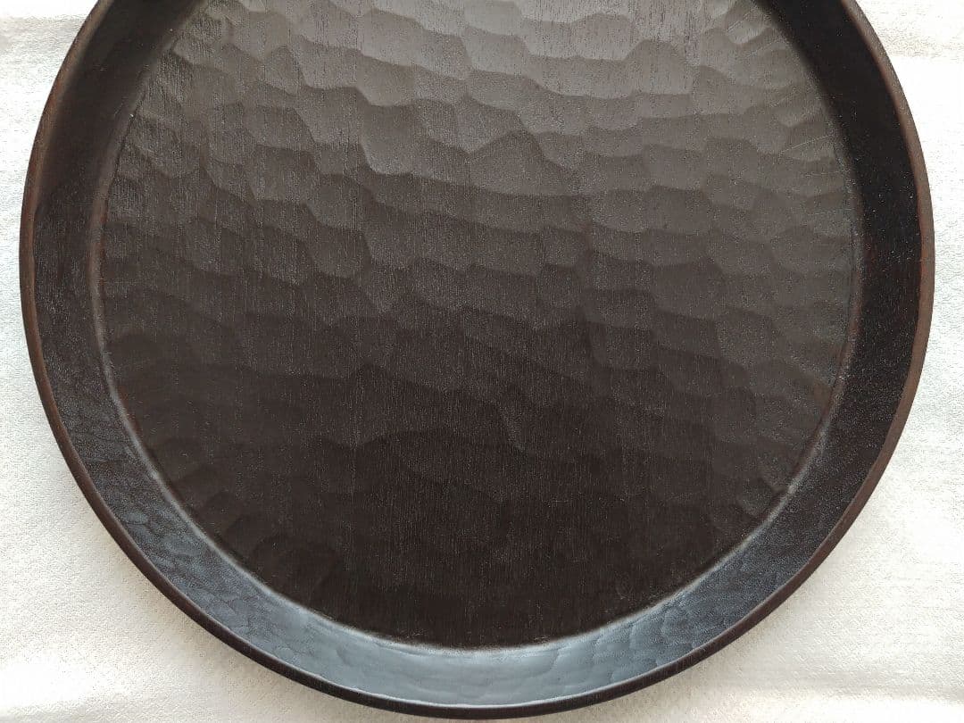 三谷龍二　黒漆　盆　トレイ　27cm　年末までの出品