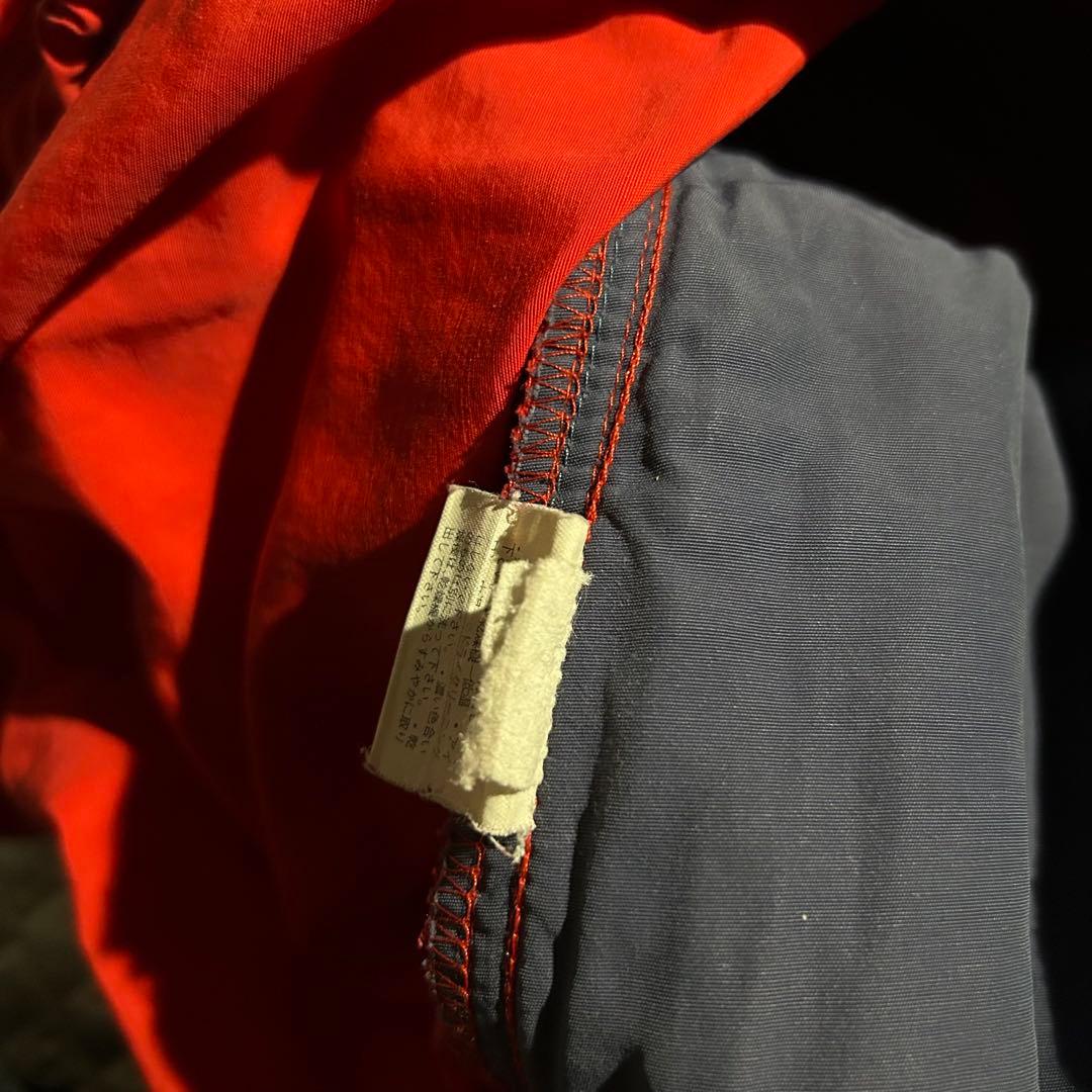 90s 雪なし patagonia バギーズプルオーバー アノラック 赤 USA