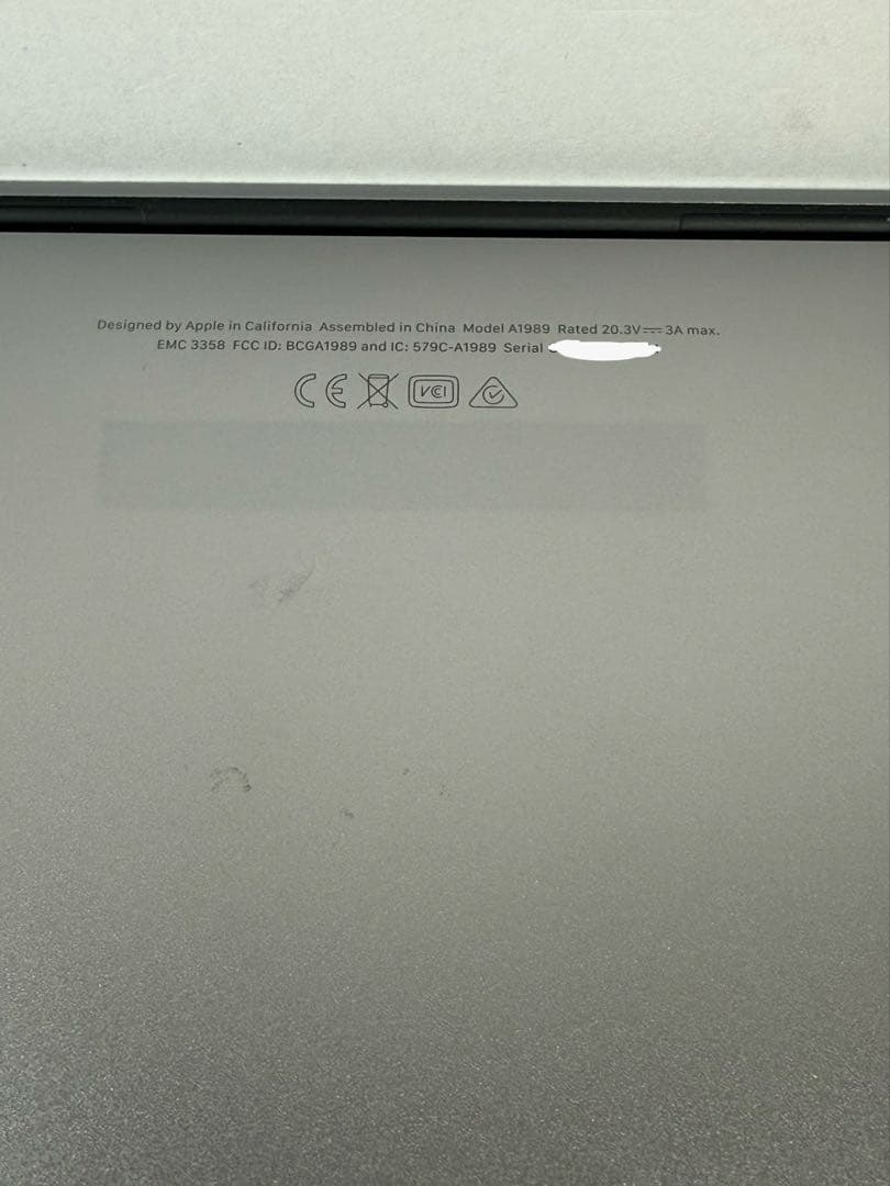 MacBook本体 Apple MacBook Pro 13 2019 i5/16GB/500GB