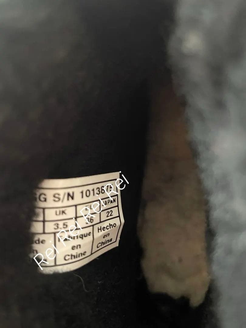 UGG ネバデコスタッズ　レザームートンブーツ　ブラック5