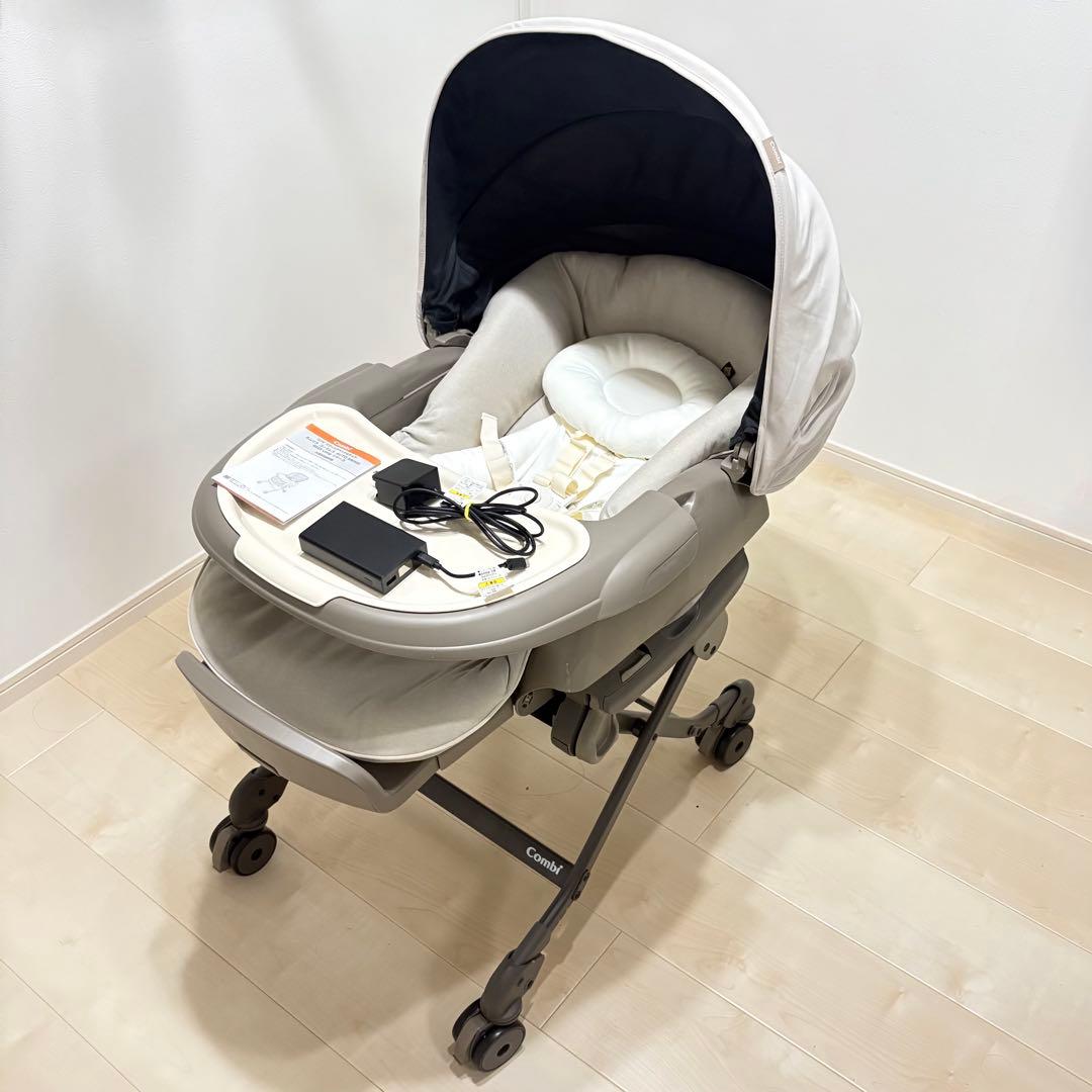 N*u様 ネムリラ コードレス AUTO SWING ハイローチェア