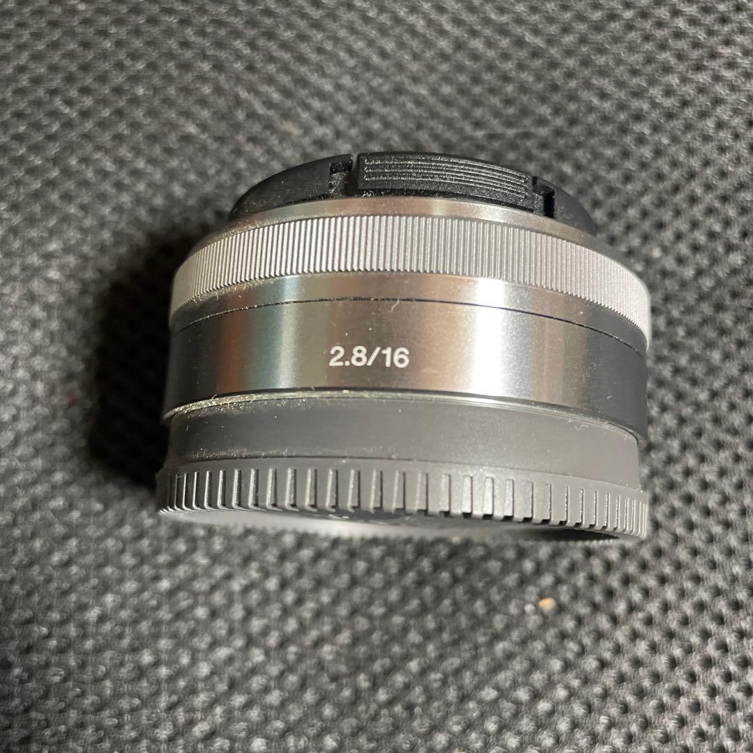 [美品]SONY E 2.8/16 単焦点レンズ　パンケーキレンズ