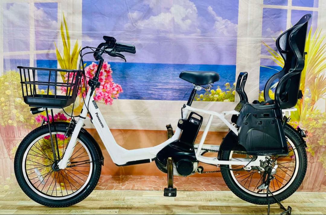 ギュットアニーズ⭐️16AH！パナソニック子供乗せ電動アシスト自転車Y2888