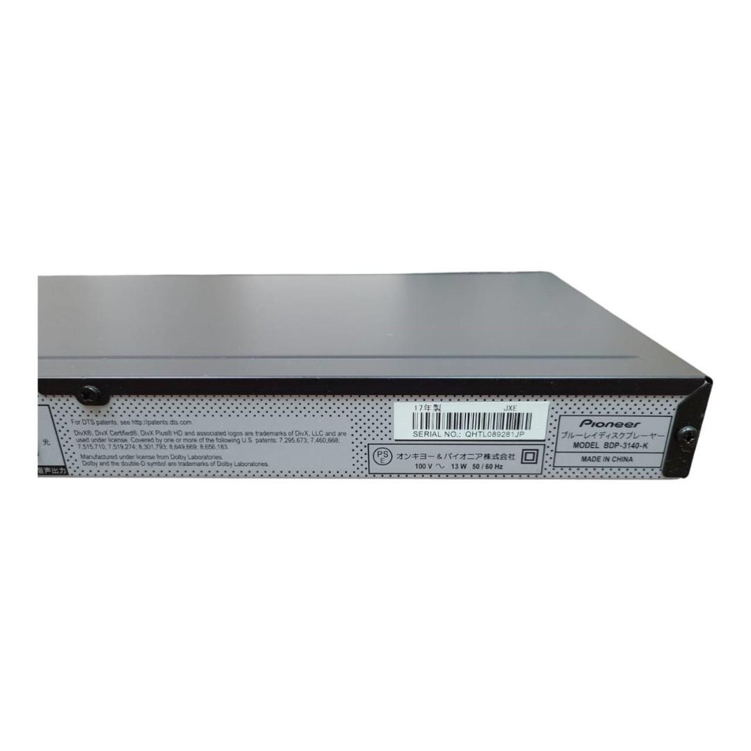 Pioneer BDP-3140-K ブルーレイプレーヤー 2017年式製