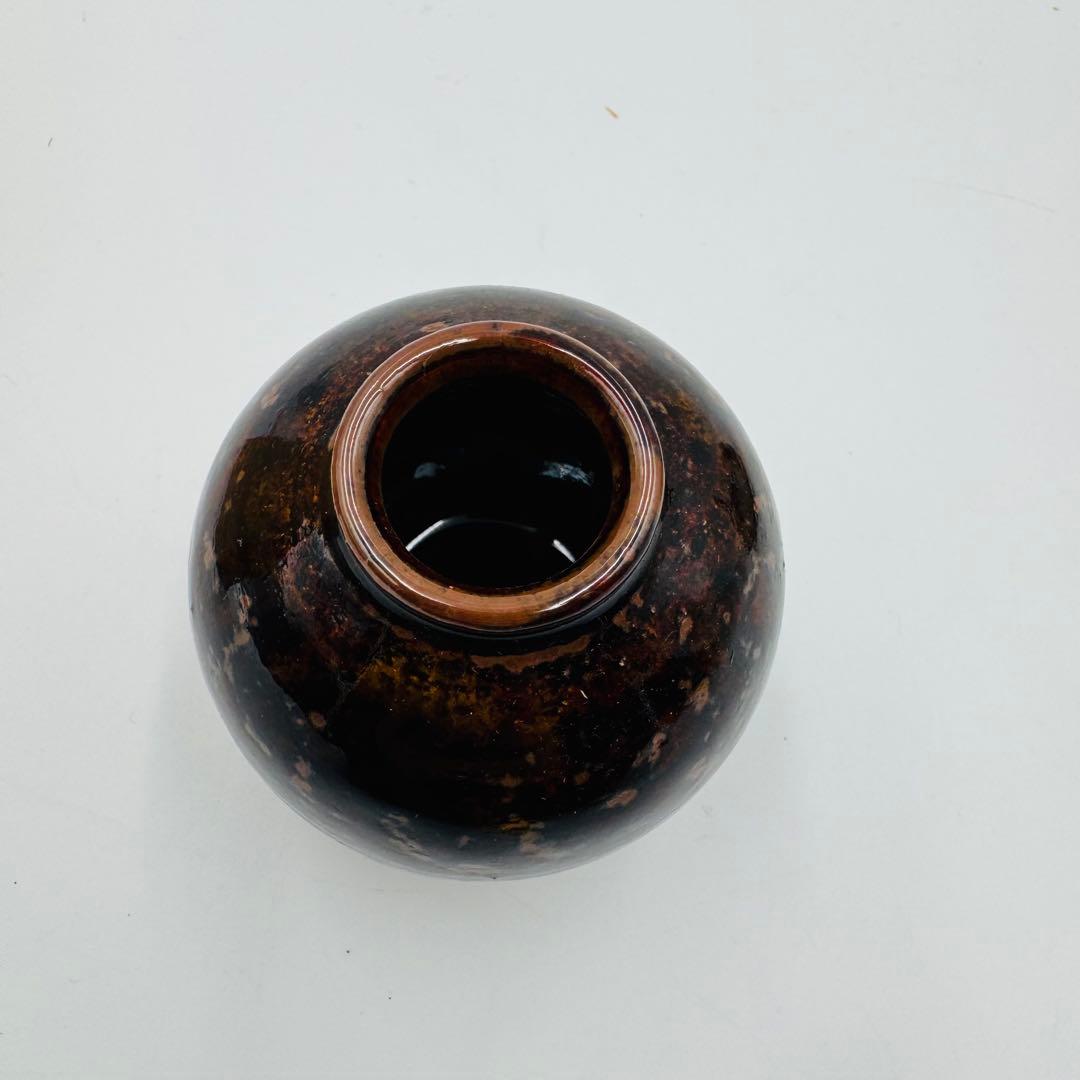 【古瀬戸　文琳　茶入　仕覆　茶道具　共箱】骨董　アンティーク　インテリア
