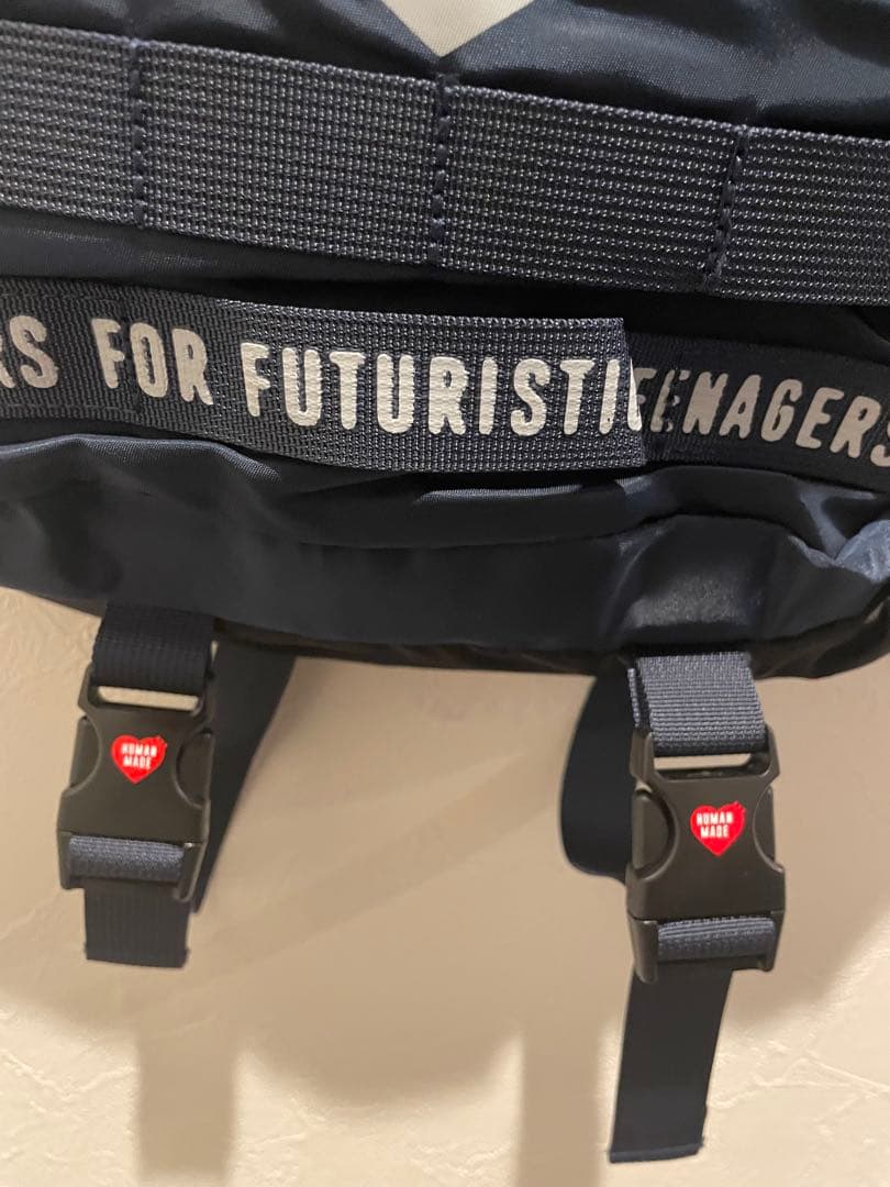 HUMAN MADE 希少なブルー　バックパック カラビナあり　タグなし