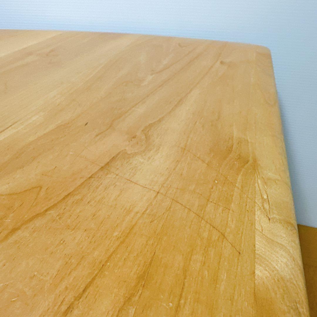 ニトリ 無垢材 天然木 センターテーブル アルナス110