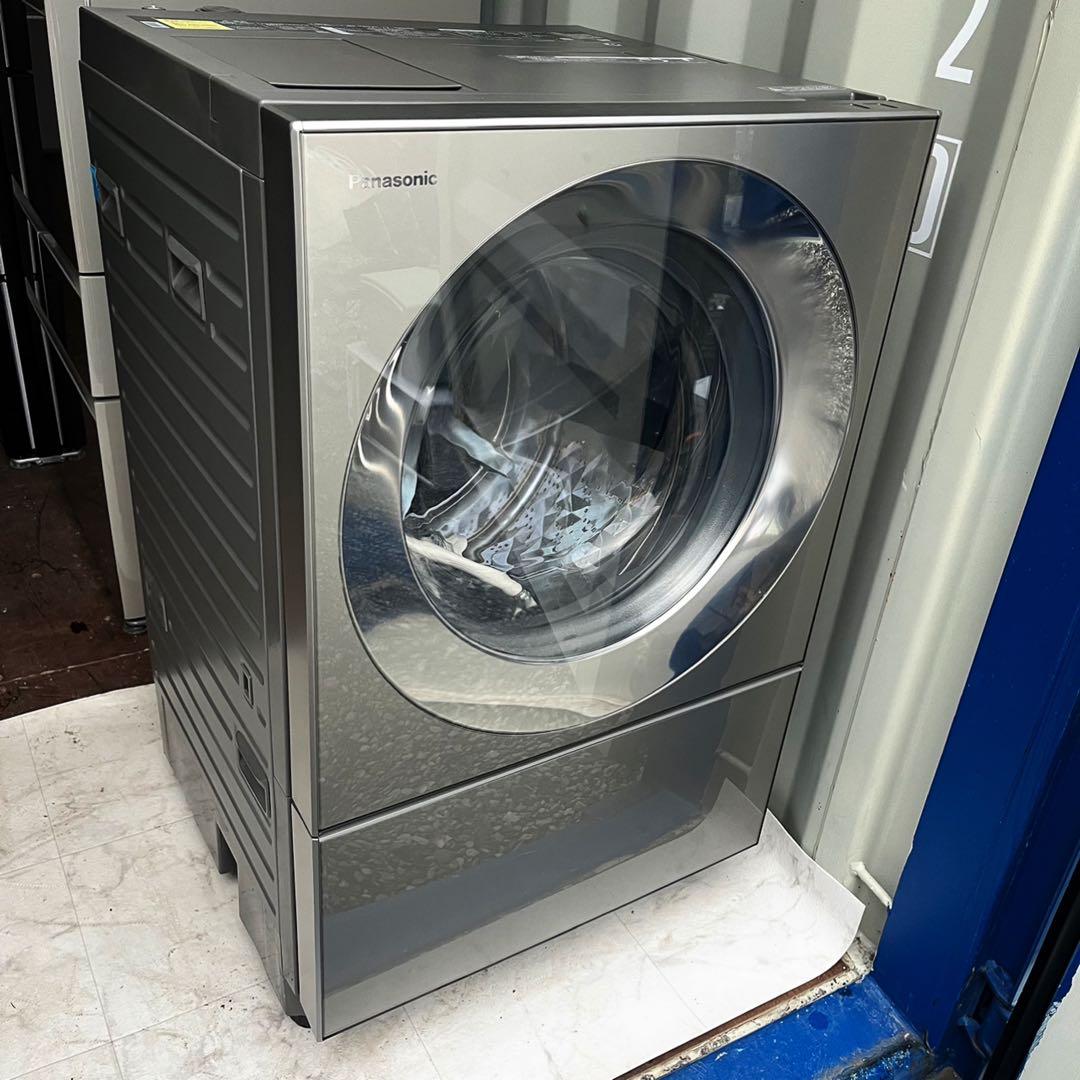 取付無料！パナソニックcuble洗剤自動投入・熱乾燥搭載シルバー洗濯機！冷蔵庫