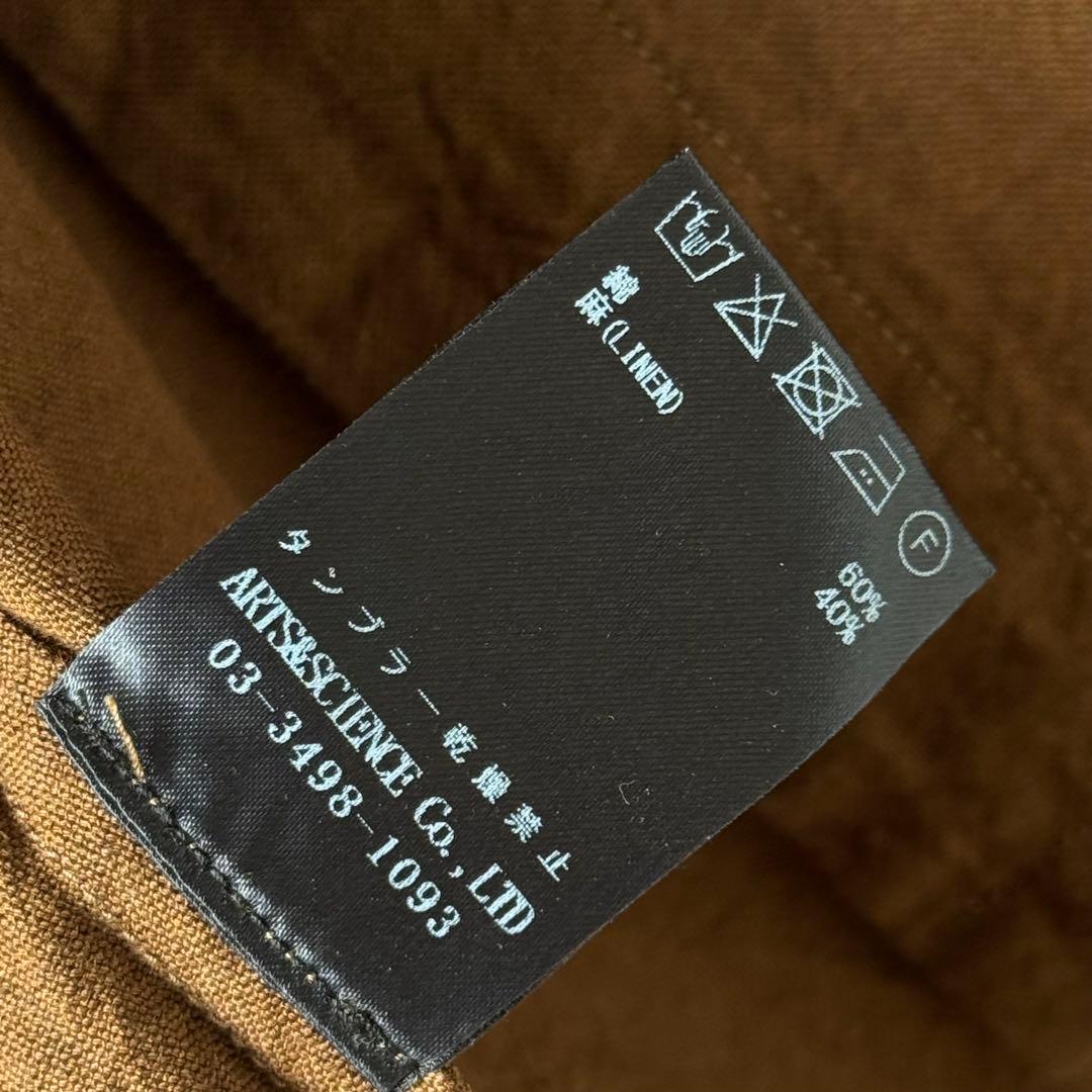 25AW 新作 ARTS&SCIENCE Side gather blouse