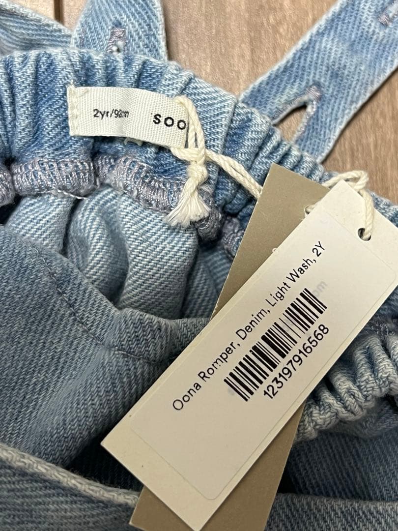 ロンパース・カバーオール soorploom OonaRomper 2Y Denim Light