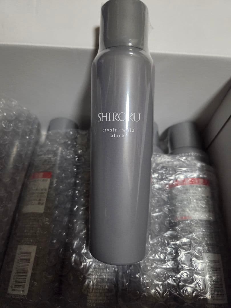 SHIRORU クリスタルホイップブラック 120g 6本セット