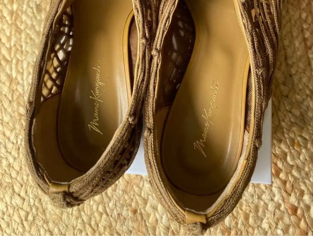 【値下げ】Mame Kurogouchi コード刺繍パンプス 23.5