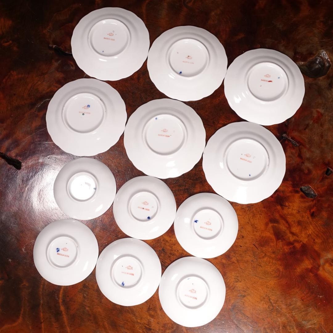 ロモノーソフ LOMONOSOV ソ連時代 コバルトネット トリオ ポットセット