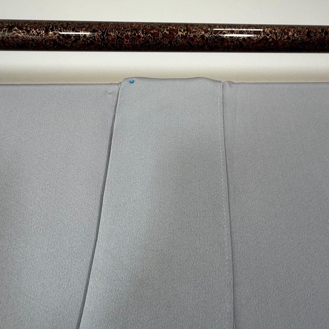 超美品　色留袖　本加賀友禅　松井眞夫　作家物　落款　正絹　袷　160 グレー
