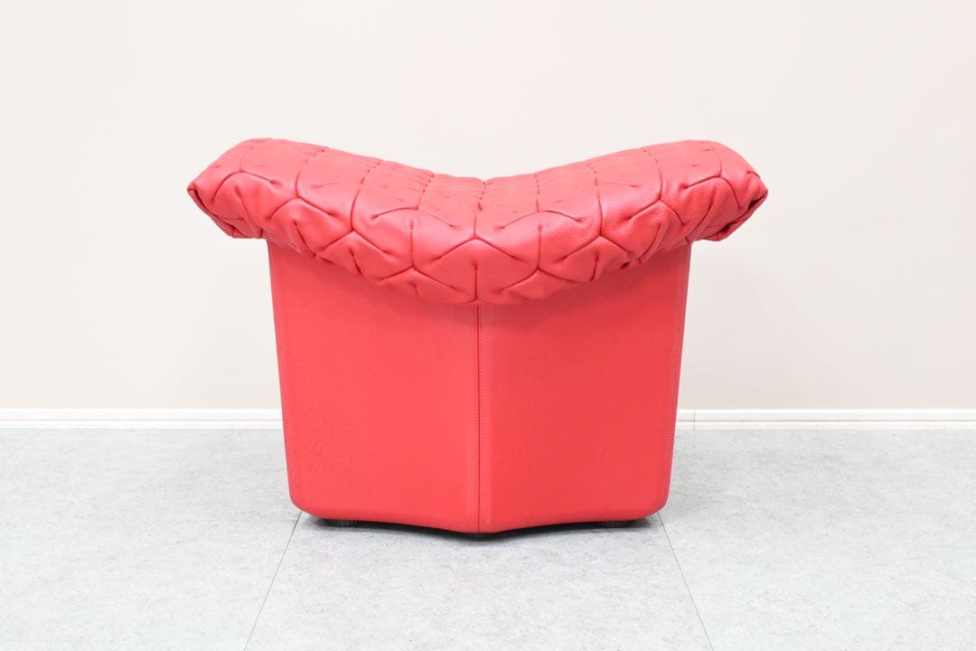 【展示極美品】Poltrona Frau 1人掛けソファ オットマン