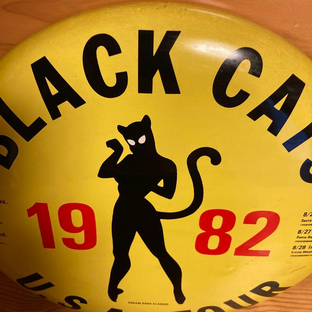 BLACK CATS 1982 U.S.A. ツアー丸型プレート&おまけバッジ付