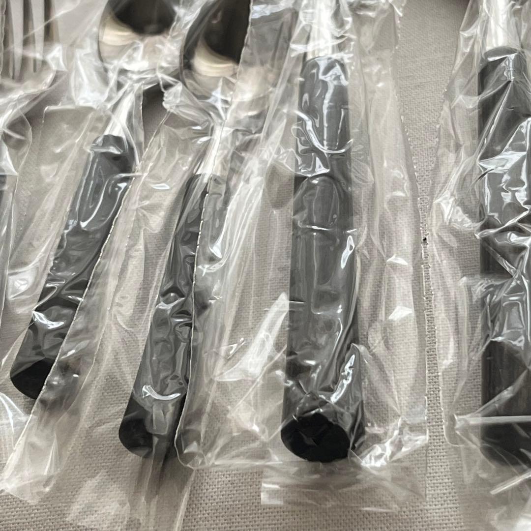 ●未使用品 ジェームズ川田 モールド•パッカーウッド ディナーカトラリー