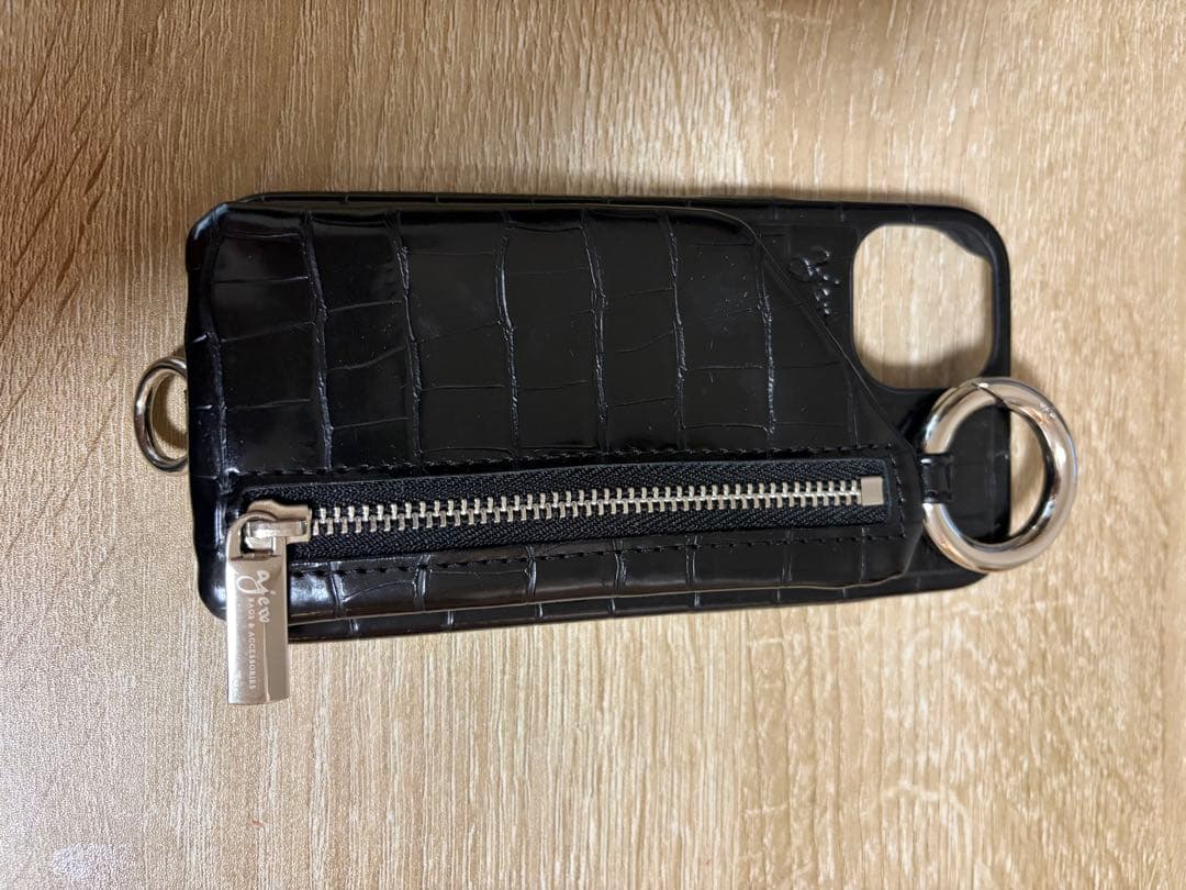 【値下げ交渉可】ajew iPhone13用ケースcroco case/ブラック