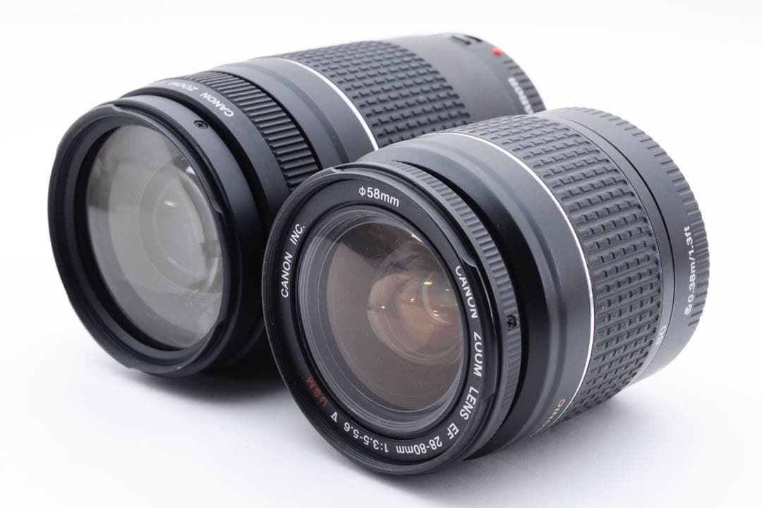 保証付きCanon EOS 6D Mark II 標準&望遠ダブルレンズセット