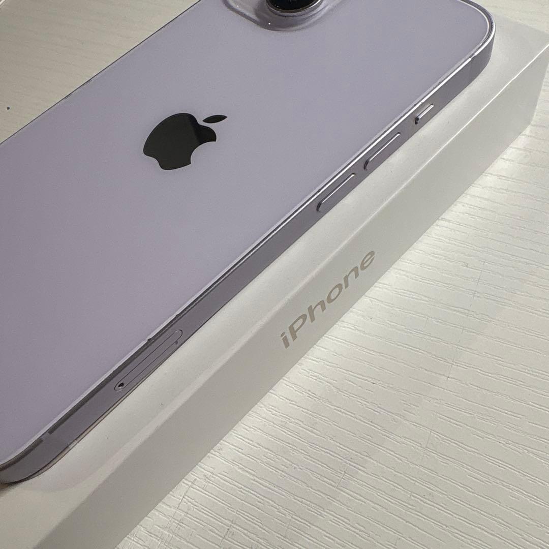 iPhone14 256GB パープル SIMフリー 極美品