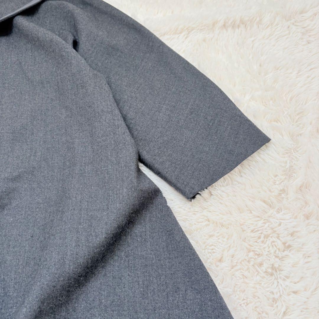 美品✨エンフォルド　ENFOLD アシンメトリーウールブラウス　シャツ　日本製