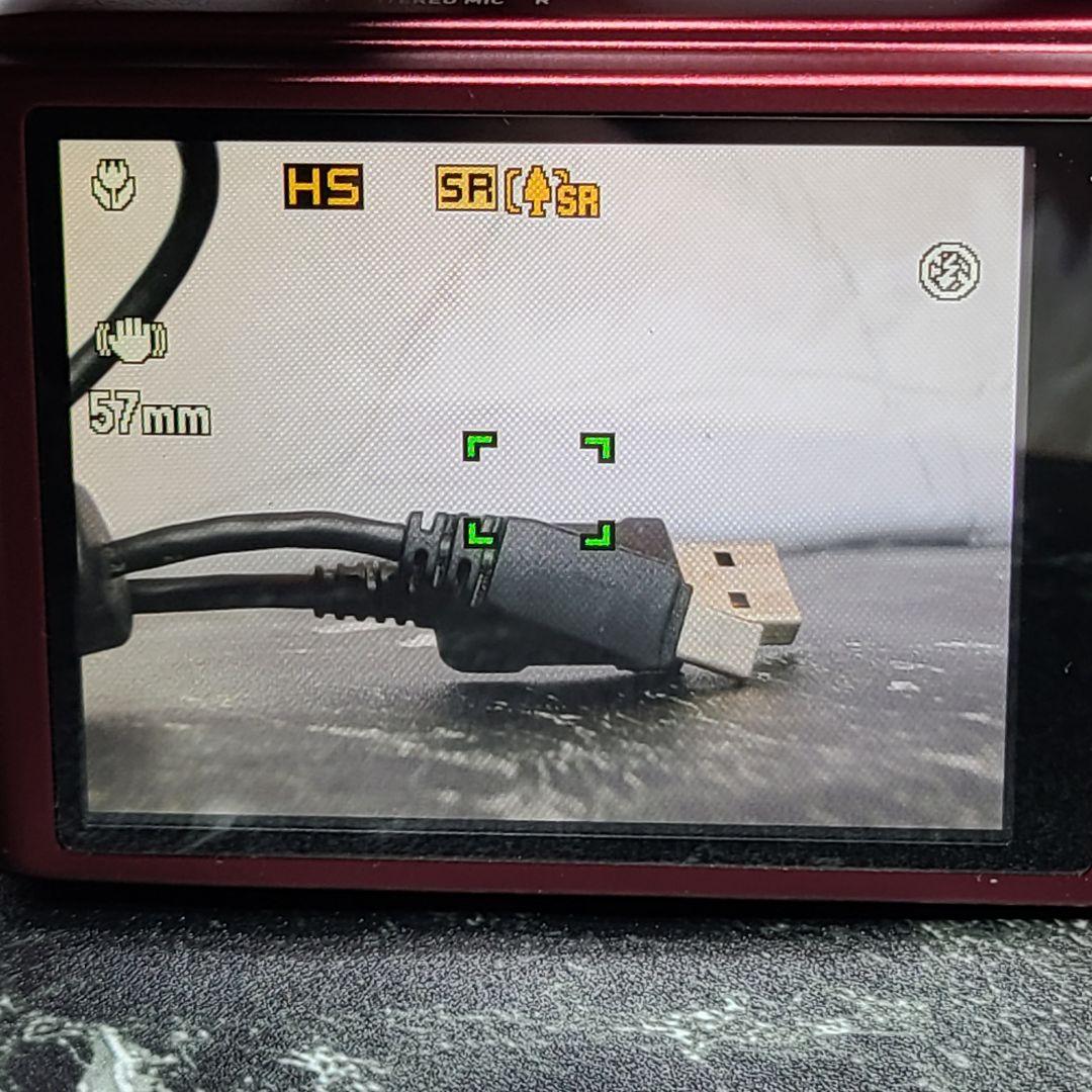 【CASIO】カシオ EXILIM EX-ZR300　1610万画素　レッド