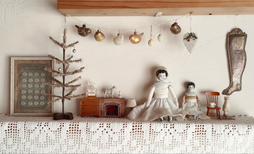 【parisさま】vintage tree ❀ 燻ゴールドの ツリー 28 cm