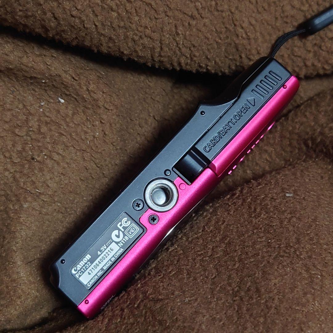 CANONパワーショット★美品PowerShotA2300レッド★デジカメ送料込