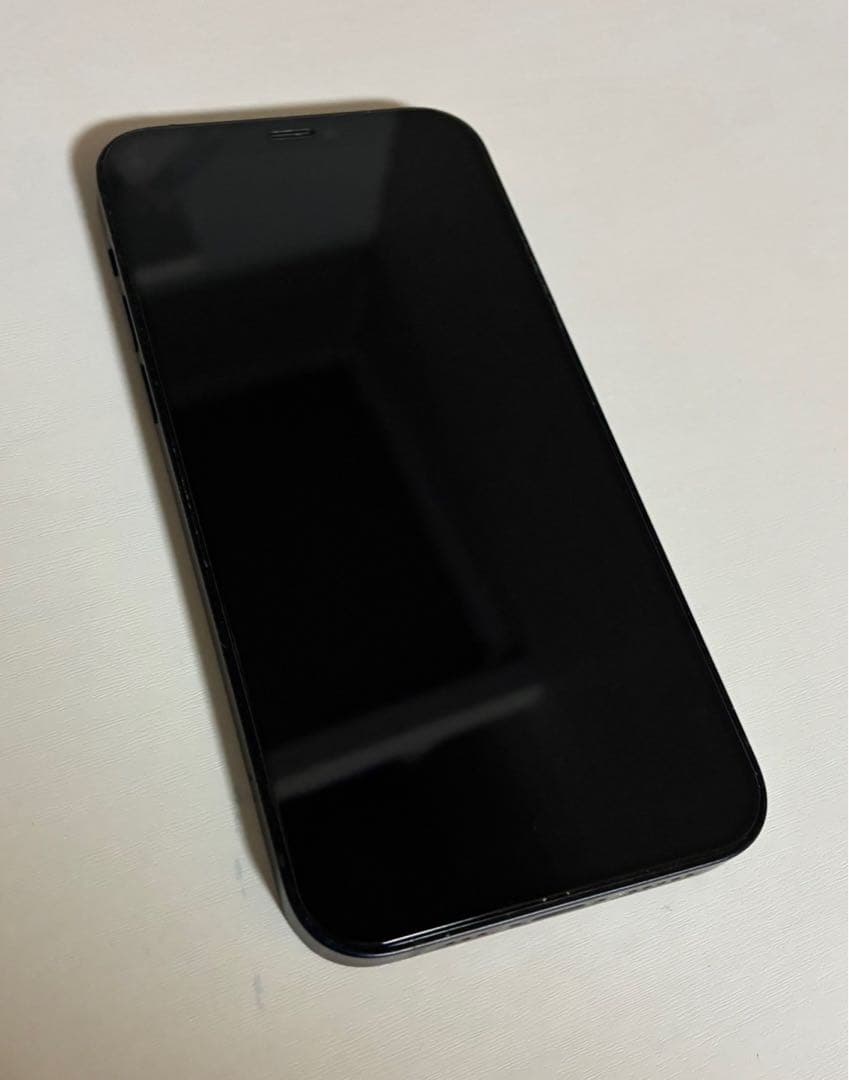 ジャンク品 iPhone 12 128GB ブラック 本体 圏外/WiFi可