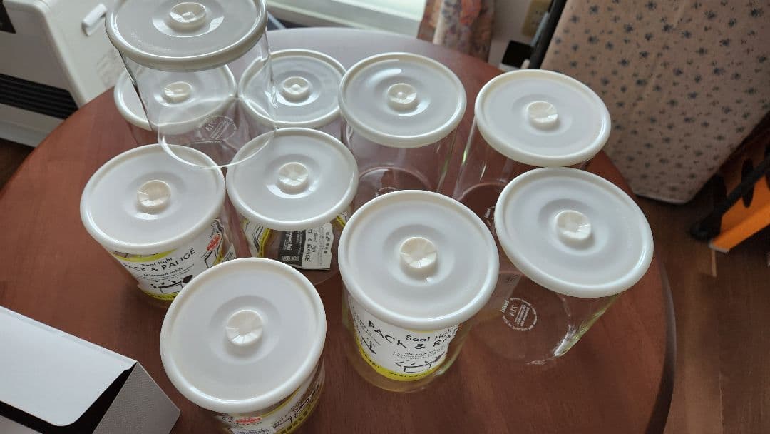 iwaki　イワキ　耐熱ガラス密閉容器　10個セット