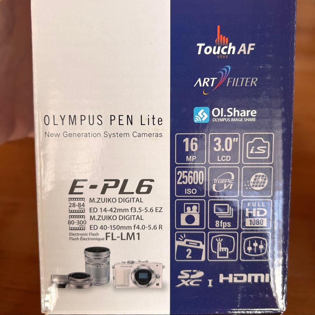 【動作確認済み】OLYMPUS PEN Lite E-PL6 本体と付属品