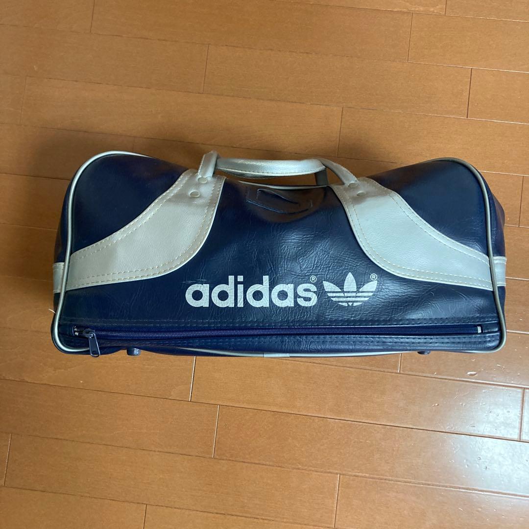 80sオールドアディダス 靴収納可能 ボストンバッグ