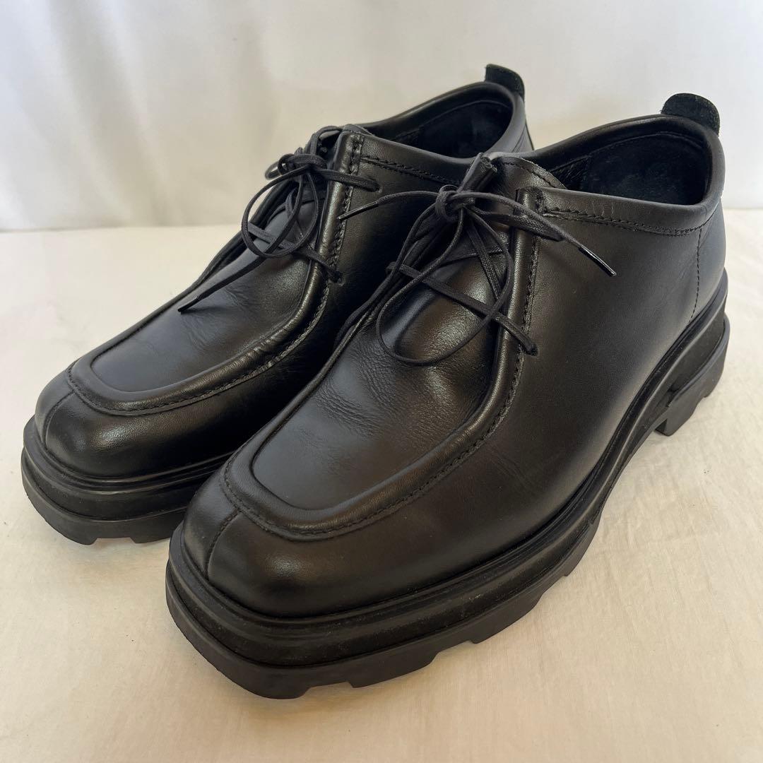 VEIN カウレザー チロリアン シューズ ブーツ 黒42