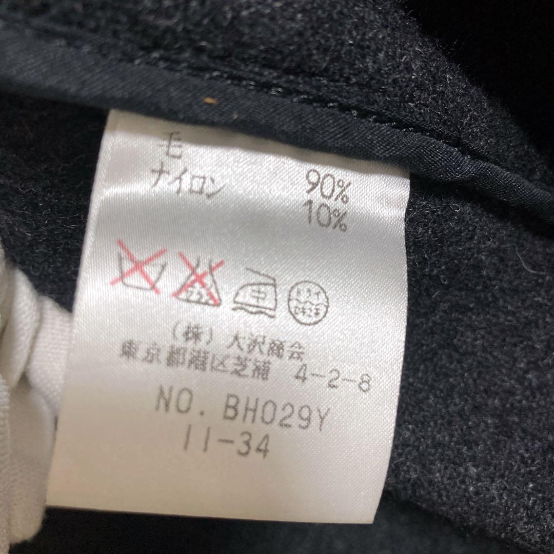 ラコステ　ヘリンボーン　ダッフルコート　フード　グレー　L