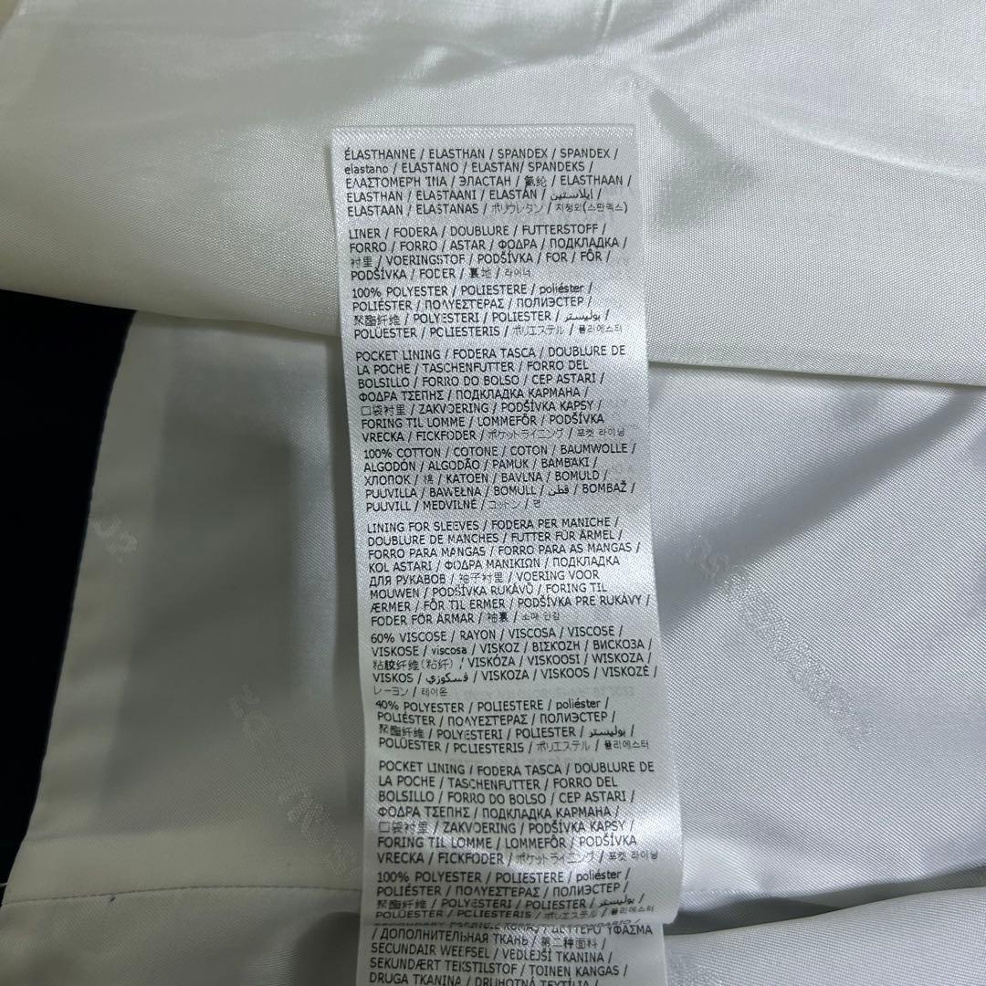 極美品　DSQUARED2 ベスト　スーツ　ジレ　裏地ロゴ　イタリア製