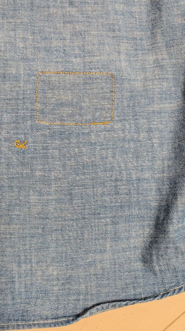 45R タツノオトシゴダンガリーシャツ 日本製 美品