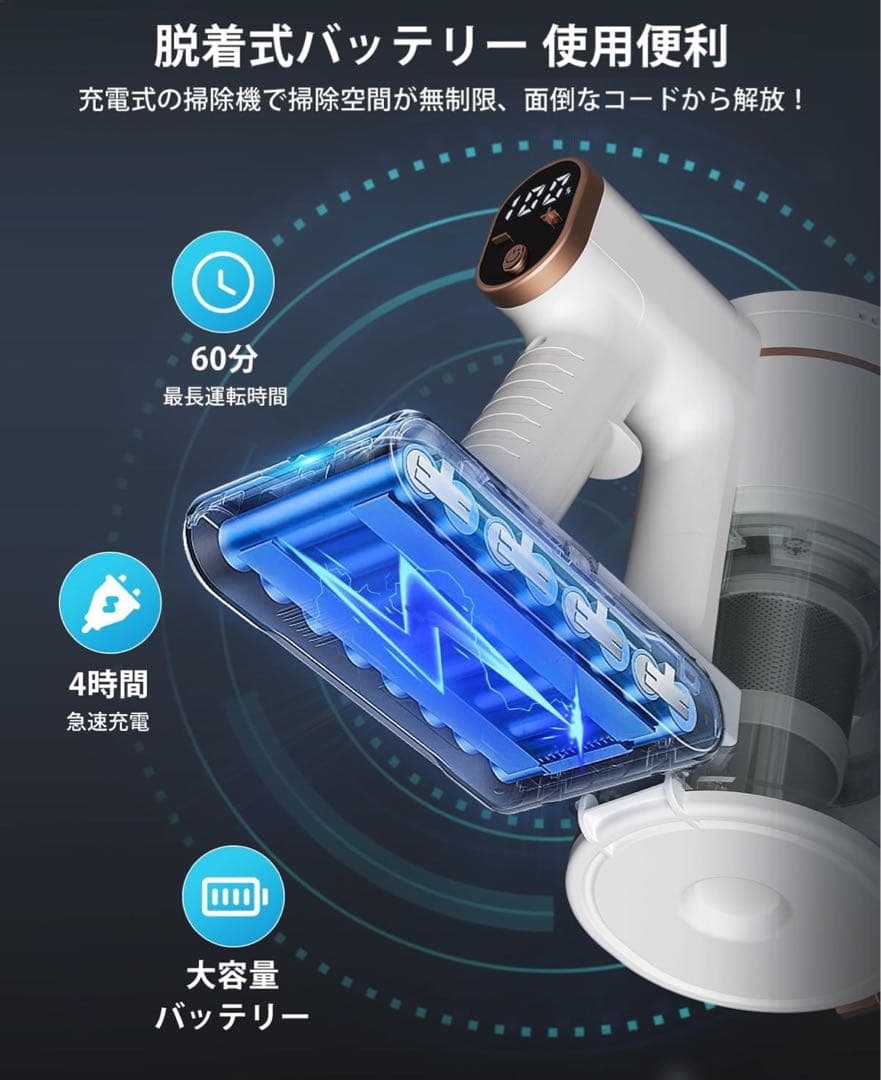 コードレス掃除機 【新品、未開封品】