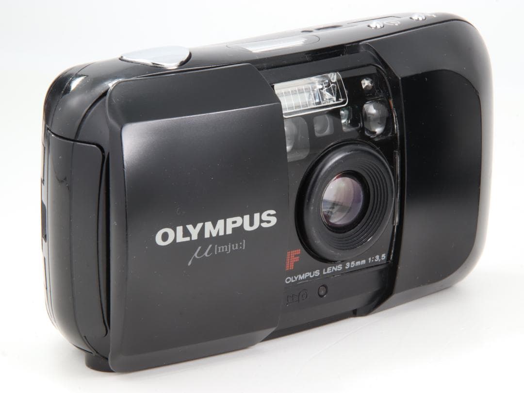 【動作確認済】OLYMPUS μ オリンパス ミュー ブラック #5969