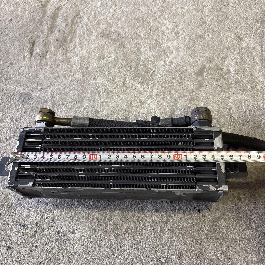 オイルクーラー　ダミー　旧車　街道レーサー　ホース付き