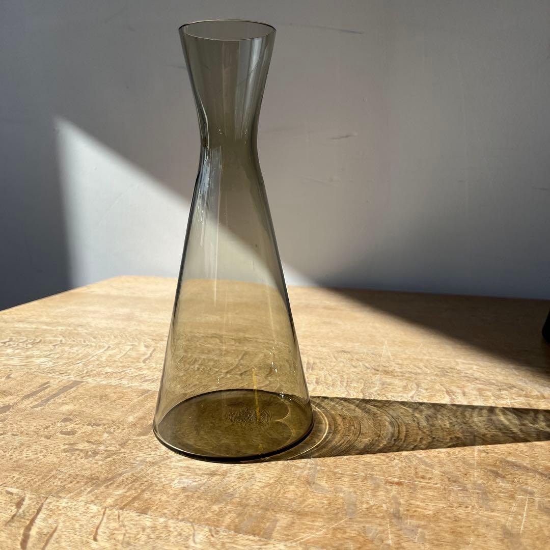 Kaj franck Nuutajarvi vase 1541オリーブグリーン➀