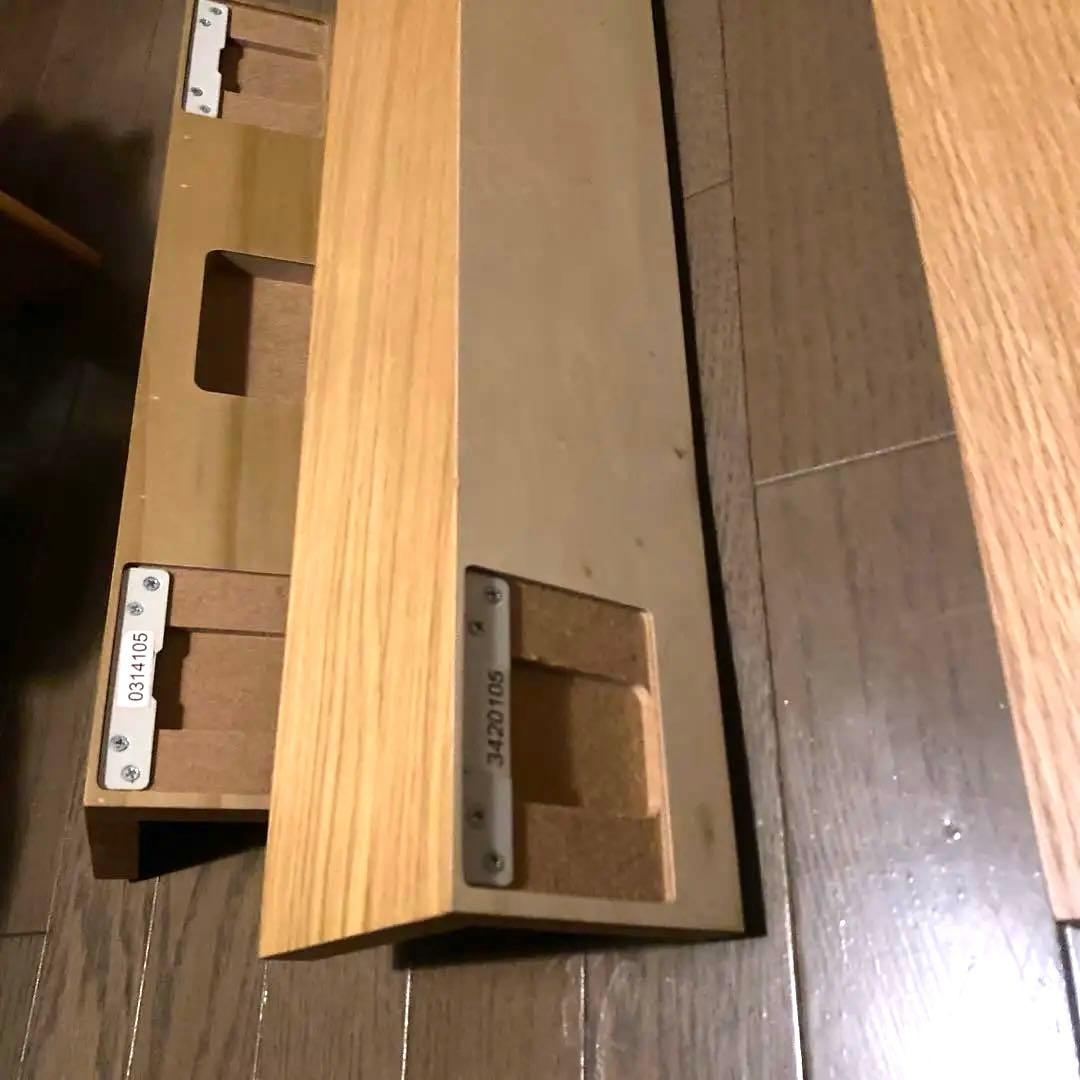 無印良品　壁に取り付けられる家具棚 オーク材　5点