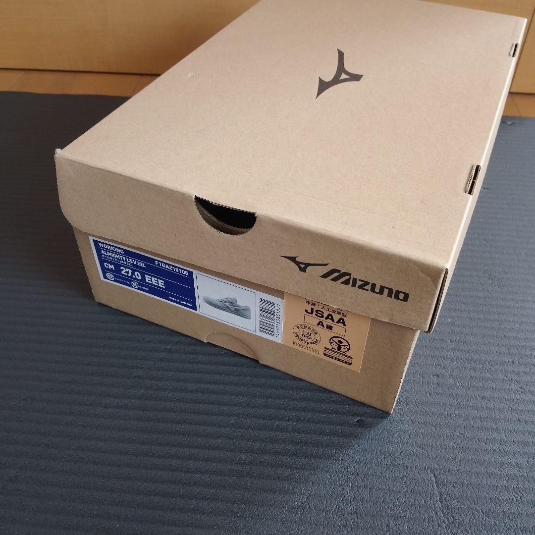 MizunoミズノオールマイティLSII 22L安全靴 グレー 27