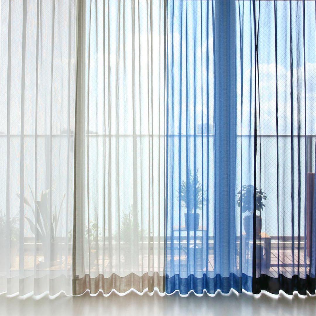 マジックミラー レースカーテン　 まるでマジックミラーのようなレースカーテン