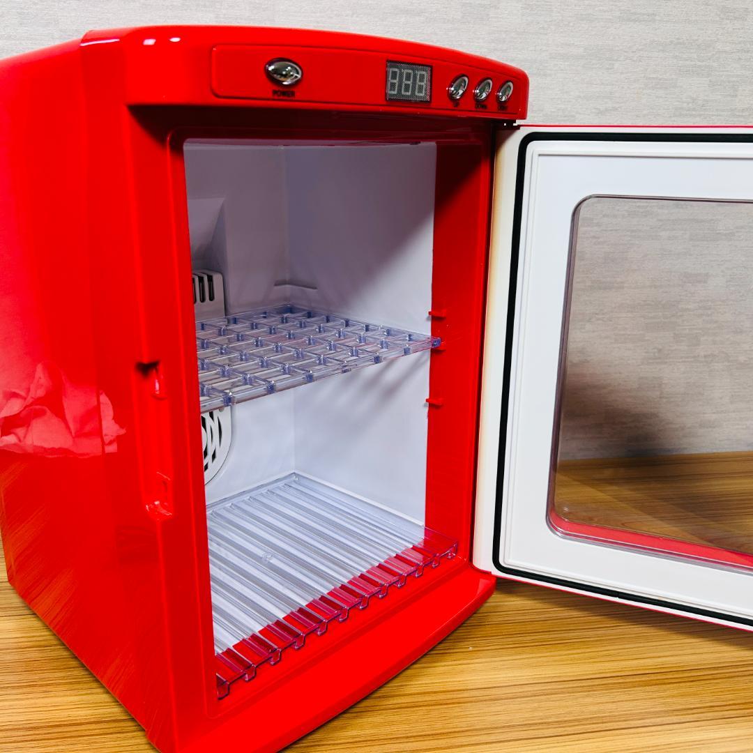 SIS ディスプレイ型 ポータブル冷温庫 25L XHC-25 レッド
