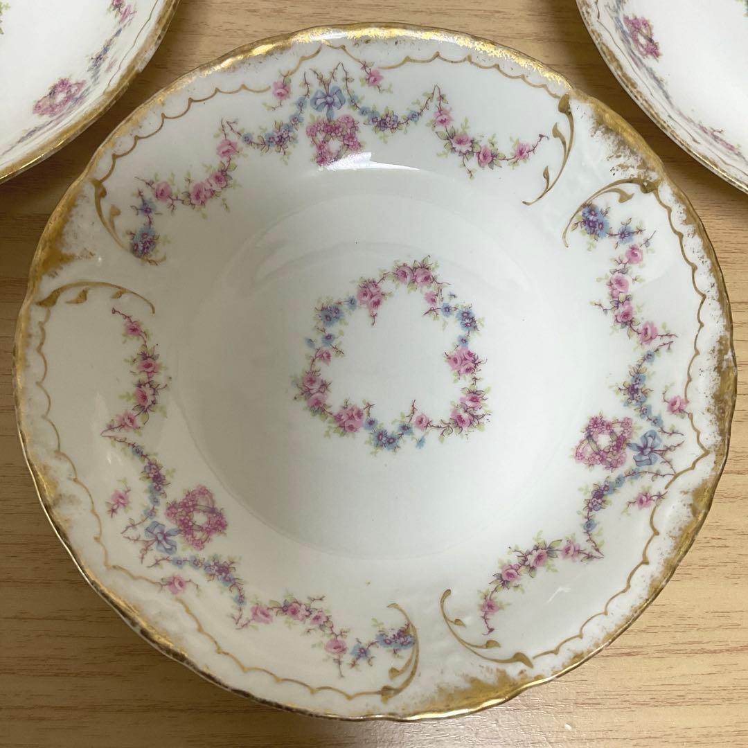 セオドア　アビランド リモージュ 597 ベリーボウル　④ 4枚セット