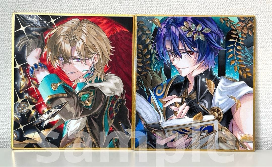 ✴︎ ちまき ✴︎ イラスト　手描き　アナログ　色紙